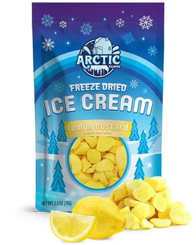 Vista 43 de Arctic Farms Trozos de Helado Liofilizado Empaquetados y en Caja - No se Derrite (1 libra, S'mores)