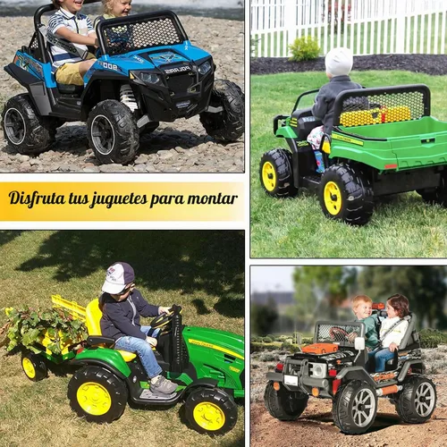 Vista 7 de Azocek para Adaptador de Rueda Eléctrica Compatible con Batería Dewalt de 20V con Arnés de Cable Conector Compatible con Coche Infantil Peg-Perego