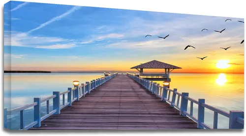 Vista 25 de YONICA Imagen en lienzo personalizada de tus fotos, impresión artística de pared personalizada de 16 x 24 pulgadas para decoración del hogar, lienzo