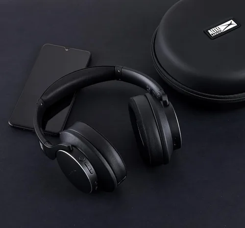 Vista 9 de Altec Lansing Comfort Q+ - Auriculares Bluetooth, cancelación activa de ruido, cómodos, silenciosos, con cancelación de ruido, hasta 26 horas
