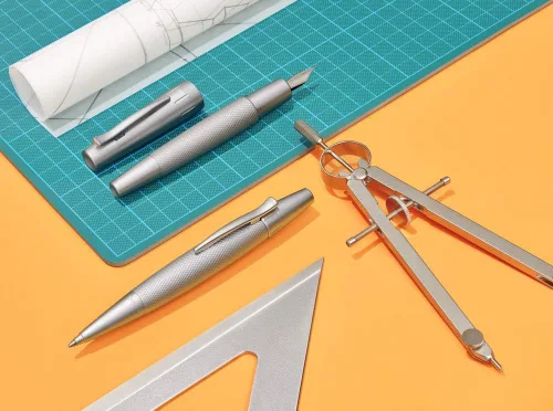 Vista 4 de Faber-Castell e-motion Bolígrafo - Plata pura