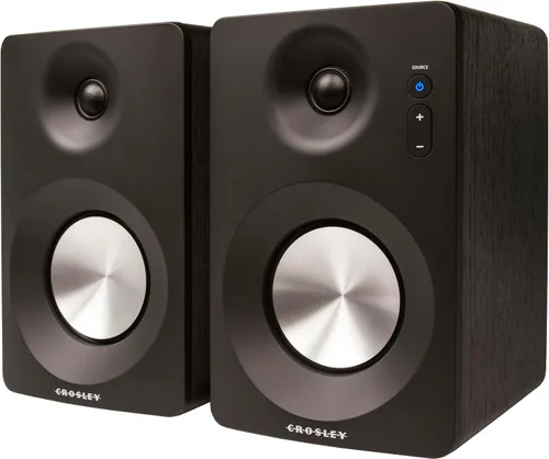 Vista 29 de Crosley KT100BT-CP - Sistema estéreo de tocadiscos Bluetooth con altavoces, champán
