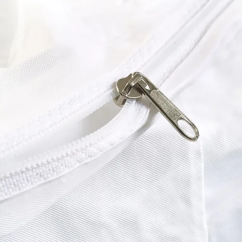 Vista 3 de Protector de colchón de plástico impermeable con cremallera, tamaño individual (39 x 75 pulgadas) y 8 pulgadas de profundidad, funda de cama