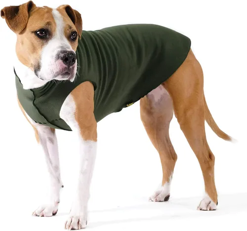 Vista 104 de Abrigo elástico de lana para perro, ropa suave y cálida para perro, suéter elástico para mascotas, lavable en lavadora, ecológico, para todo el año