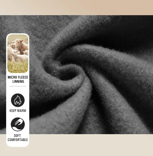 Vista 3 de Niceif Sudadera con capucha de forro polar de peso medio para hombre, casual, bloque de color, con bolsillos