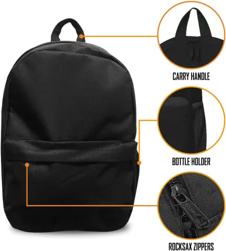 Vista 3 de Metallica Mochila negro altura 177in ancho 118in profundidad 59in Negro - Mochila