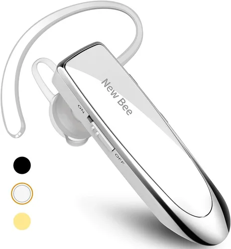 Vista 9 de New bee Auricular Bluetooth V5.0 Auriculares inalámbricos manos libres con micrófono 24 horas Auriculares de conducción 60 días tiempo en espera