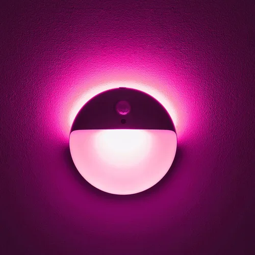 Vista 16 de YUNLEX Paquete de 2 luces nocturnas a batería, luces de inodoro, luz de sensor de movimiento pequeño de 2.6 pulgadas, luces adhesivas, 3 modos