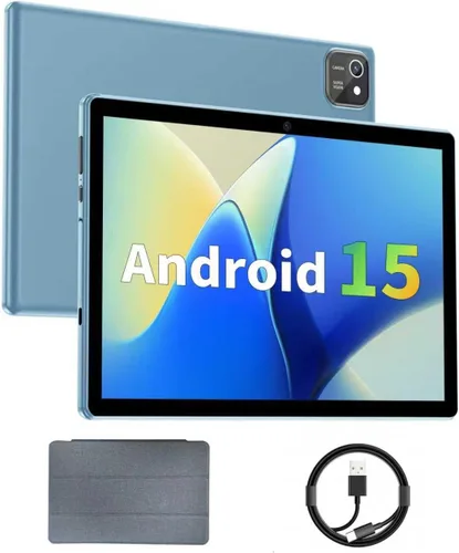 Vista 8 de aiprotablet Tableta 10 pulgadas Android 15 Tablets, 12GB RAM 64GB ROM 1TB Expand, procesador Quad-Core, pantalla táctil LCD 1280x800, WiFi 5, cámara