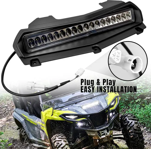 Vista 5 de Luz LED de capó para Yamaha RMAX 1000 21-25, panel de capó auxiliar frontal para Yamaha Wolverine RMAX2 1000 / RMAX4 1000 2021-2025 accesorios