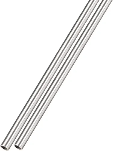 Vista 9 de METALLIXITY Tubo de acero inoxidable 304 (0.126 in de diámetro exterior x 0.008 in de pared T x 11.811 in de largo), 2 piezas, tubo recto