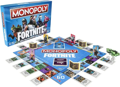 Vista 2 de Juego de mesa Monopoly de Fortnite Edition 2-7 jugadores