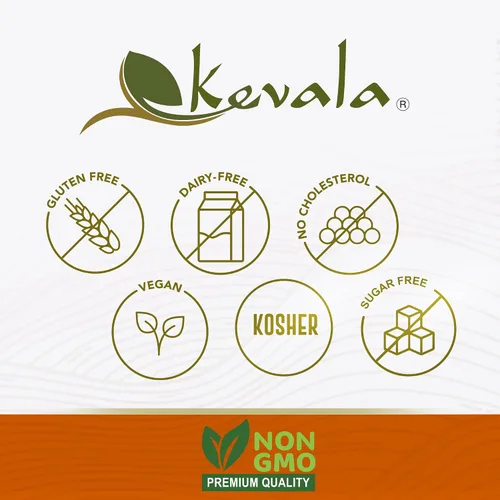 Vista 5 de Kevala Levadura nutricional fortificada premium – escamas grandes – condimento vegano – bajo en sodio – alternativa al queso – Kosher – Sin gluten