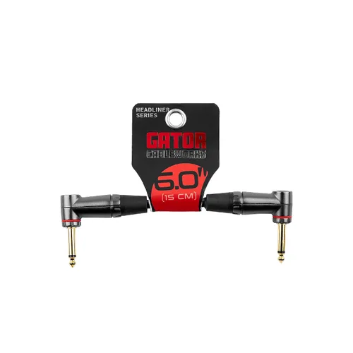 Vista 19 de Cableworks By Gator Cases Headliner Series Premium 3 pies recto a ángulo recto cable para instrumentos de guitarra (GCWH-INS-03RA)
