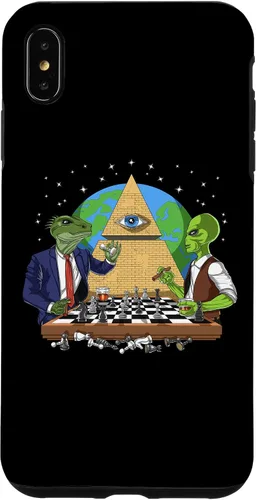 Vista 11 de Funda para iPhone 14 Pro Alien Illuminati Conspiracy Theory All Seeing Eye Aliens