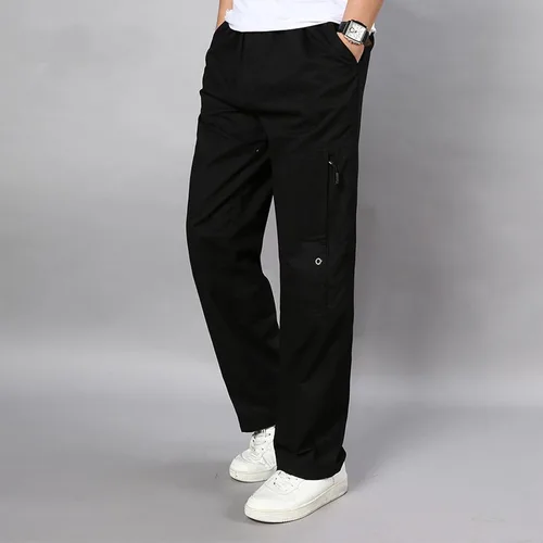 Vista 2 de SUTIL Men's Hiking Cargo Pants Lightweight Outdoor Travel Pants with Multi-Pockets for Fishing Camping Work