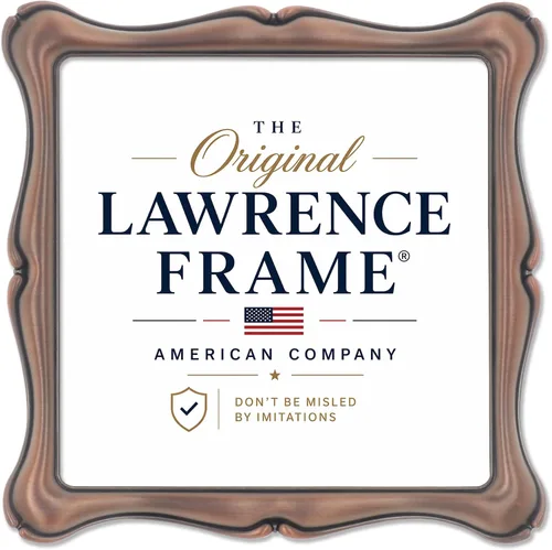 Vista 2 de Lawrence Frames Marco de metal, romance, bronce, 4x4