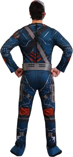 Vista 3 de Rubie's Pecho musculoso de Deathstroke, deluxe, de Batman Arkham City, para hombre