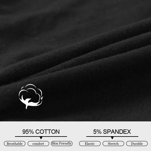 Vista 5 de INNERSY - Ropa interior de algodón para mujer de talle alto para posparto paquete múltiple