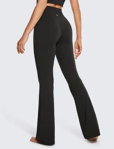 Vista 2 de CRZ YOGA Butterluxe - Pantalones acampanados de cintura alta para mujer de 30.5 32 pulgadas, pantalones de yoga de pierna ancha con bolsillo