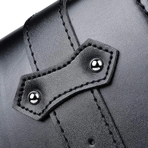 Vista 4 de Bolsa de equipaje para asiento monoplaza + correas de montaje para Harley Sportster XL883 XL1200
