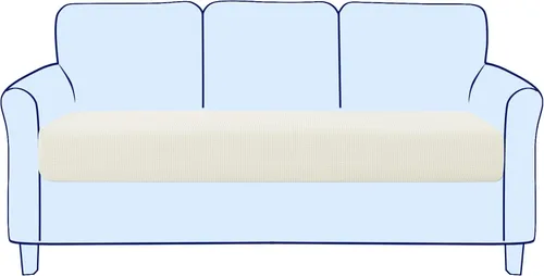 Vista 49 de SUBRTEX Funda para Sofá, Fundas Deslizables para Asientos de Autocaravana, Fundas Elásticas Duraderas para Loveseat, Protector de Muebles de Spandex