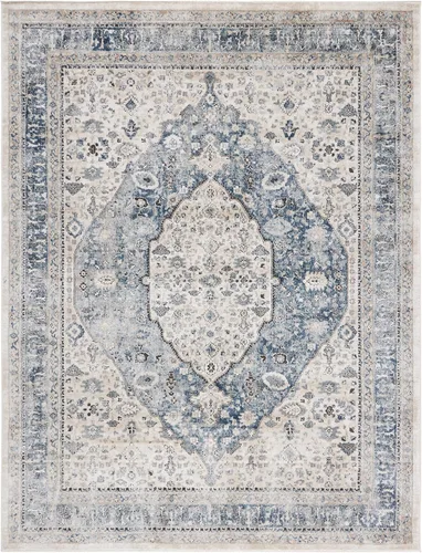 Vista 7 de SAFAVIEH Oregon Collection - Alfombra de pasillo, 2 pies 2 pulgadas x 6 pies, beige y gris, diseño oriental envejecido, no desprende pelusa
