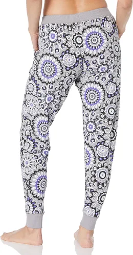 Vista 3 de Vera Bradley Pantalones de pijama de algodón para mujer con bolsillos (gama de tallas extendidas)
