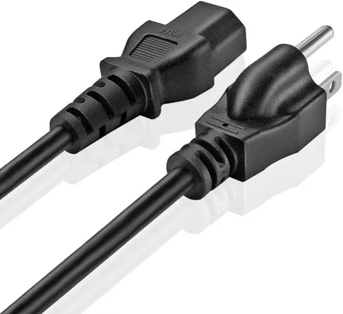 Vista 2 de Omnihil Cable de alimentación de CA de 8 pies compatible con receptor amplificador híbrido Pyle, sistema estéreo de cine en casa con transmisión