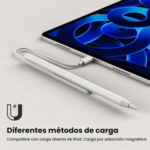 Vista 3 de MOGOOD Cable de carga para lápiz capacitivo, compatible con Apple Pencil de 2ª generación, solo cable de carga para lápiz capacitivo, ahorra batería
