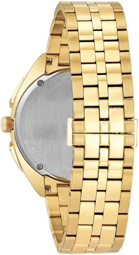 Vista 2 de Bulova Reloj analógico de cuarzo para hombre con correa de acero inoxidable 97A125