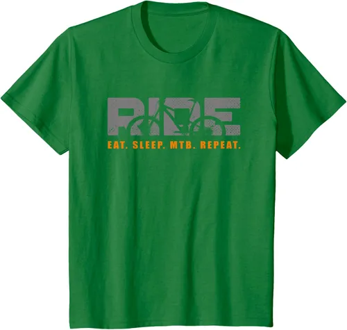 Vista 47 de Bicicleta de montaña - Camiseta MTB vintage Negro