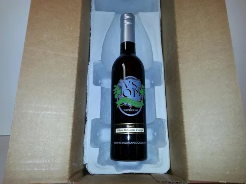 Vista 2 de VSOP Vinagre balsámico blanco envejecido de melocotón de Módena (12.7 fl oz / 12.68 oz)