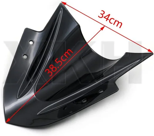 Vista 2 de XKH- D/Bubble Parabrisas Parabrisas Compatible con Kawasaki Ninja 300 EX300 2013-2015 13 [B074WL2VCX]