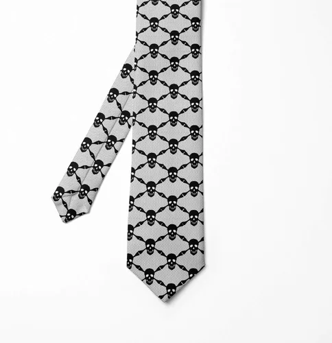 Vista 2 de Ambesonne Corbata moderna multicolor para hombre Multi