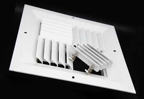 Vista 6 de HVAC Premium Rejilla de aire HVAC de techo ajustable de aluminio extruido de 18 '' de ancho x 18 '' de alto – intercambiable: 1 vía