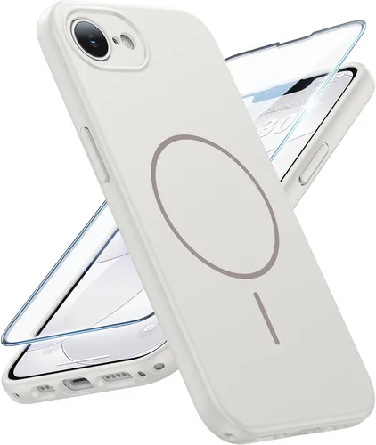 Vista 50 de FNTCASE Funda para iPhone 14 Pro Max color azul: [compatible con Magsafe] Funda magnética mate sólida con [protección completa de la cámara]