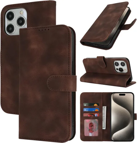 Vista 146 de Funda tipo cartera para iPhone 8 Plus iPhone 7 Plus con tarjetero para iPhone 8 Plus, funda tipo cartera para mujeres y hombres, de piel sintética