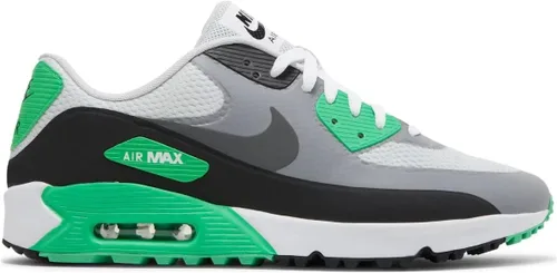 Vista 2 de NIKE Air Max 90 G - Polvo fotónico gris hierro negro, talla 10.5 CU9978 6.6lbs