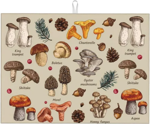Vista 15 de Alfombrillas grandes de secado de platos para encimera de cocina, tapete de secado de cocina de microfibra, almohadilla de drenaje XL, tapete Playa