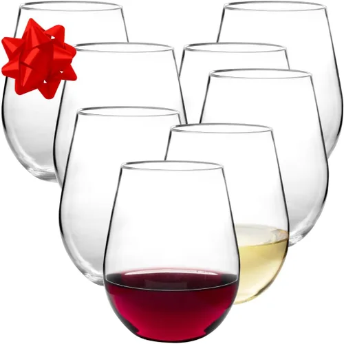 Vista 9 de Copas vino inastillable sin pie - 100% tritán - resistente, reutilizable, seguras para lavavajillas, Transparente