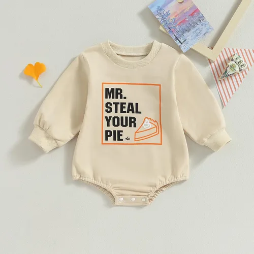 Vista 10 de Ropa de Halloween para bebé niña, sudadera con estampado de calabaza, mameluco de burbujas, lindo traje de Acción de Gracias de otoño