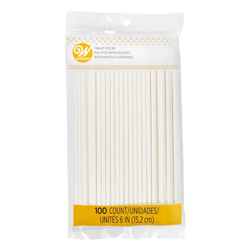 Vista 5 de Wilton Palitos de piruleta blancos de 4 pulgadas, palitos para tartas, 150