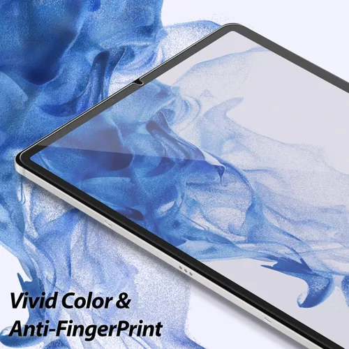 Vista 4 de DOME GLASS Whitestone EZ - Protector de pantalla para Galaxy Tab S8 (11 pulgadas) de cobertura completa, protector de vidrio templado