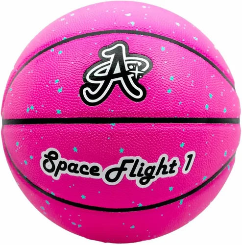 Vista 12 de Space Flight 1 - Pelota de baloncesto oficial, pelota de juego de cuero; cancha para interiores y exteriores, tamaño 7, 29.5 pulgadas para adulto