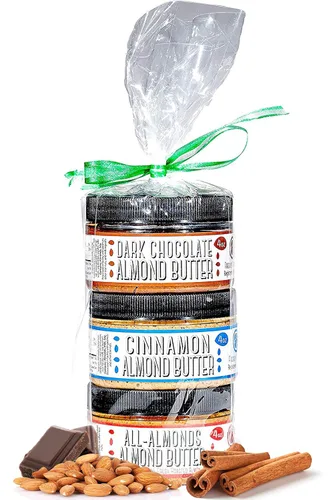 Vista 6 de Nutty Novelties Mantequilla de almendras clásica, alta en proteínas, mantequilla de nuez dulce, sin azúcar añadida, mantequilla de almendras pura