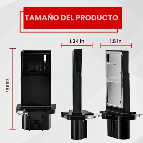 Vista 4 de Medidor de sensor de flujo de aire masivo 213-4222 Sensor MAF compatible con Buick para Cadillac para CTS para Camaro para Colorado para GMC