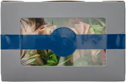 Vista 20 de Restaurantware RW Base 12 x 1.5 Pulgadas Bandas de Embalaje 100 Bandas Adhesivas para la Cintura - Etiqueta Adhesiva de Papel Blanco Fuerte
