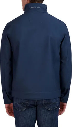 Vista 3 de Nautica Chaqueta cortavientos Softshell para hombre resistente al agua y al viento