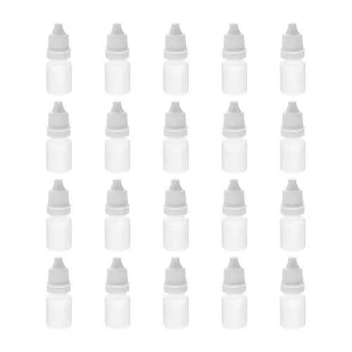 Vista 10 de Othmro Botellas cuentagotas de plástico de ojo de laboratorio de polietileno de 0.2 onzas, 10 piezas, gotero líquido exprimible de 0.2 fl oz boca